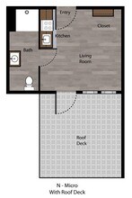 Studio 2 115 floor plan